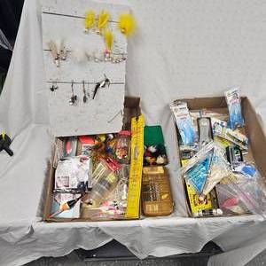 Lot of Hooks, Jigs, Spinners, Jig Heads
