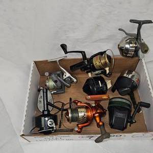 Lot of 8 Fishing Reels as Pictured