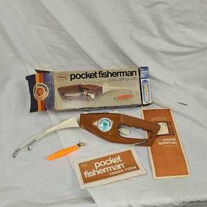 Original As New Pocket Fisherman in box