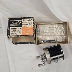 Langley Streamlite Reel in Original Box
