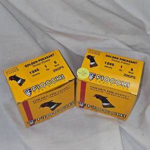 2-Fiocchi 20ga #5 Golden Pheasant