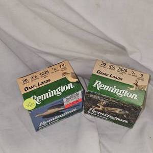 2-Remington 20ga, #6,#7.5 Lead