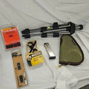 Leupold Tripod Rings, Mounts, Gun Case