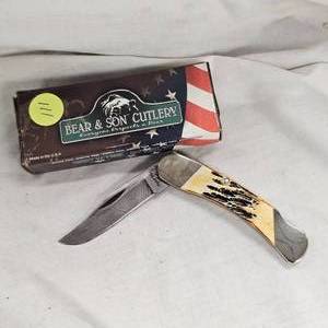 Bear USA Genuine Damascas and Stag