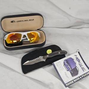 Savage Arms Knife and Sunglasses