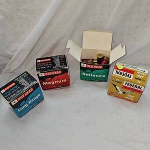 4 Boxes 12ga Ammo, 3 Full, 1 Partial