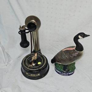 Lord Calvert Canadian Goose and Jim Beam Edison Phone