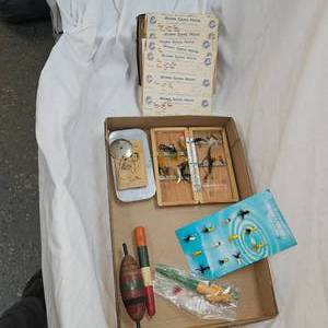 Lot of Antique Flys and Misc