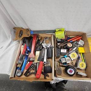 Lot of Levels and Handsaws