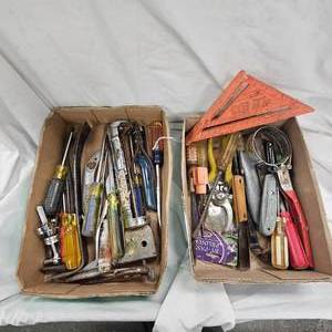 Lot of Scredriveers, Pliers, Tools
