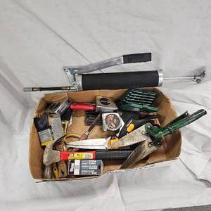 Lot of Misc Tools, Greasegun
