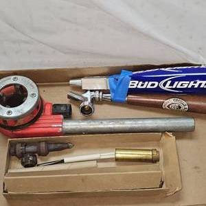 Beer Tap Handler, Rigid Pipe Threader