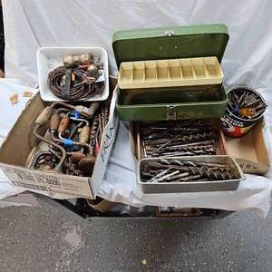 Big Lot of Brace and Bits and Spade Bits