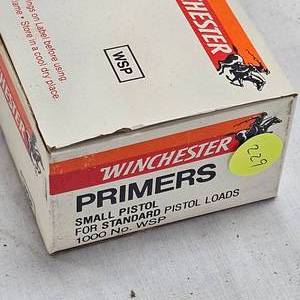 Winchester 1000 Count Brick Small Pistol Primers(WSP)
