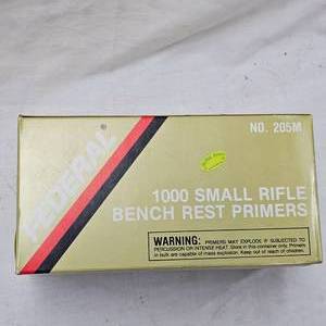 Federal Small Rifle Bench Rest Primers, 1000 Brick(205m)