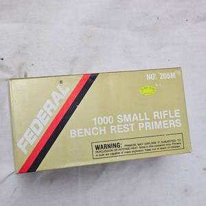 Federal Small Rifle Bench Rest Primers, 1000 Brick(205m)