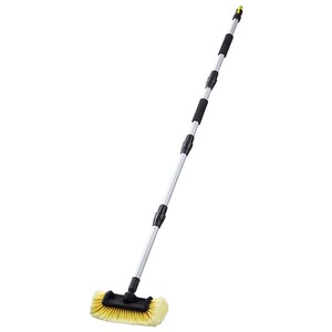 SVOPES Car Wash Brush-Extendable Long-Handle Tool-12 in. Scratch-Free Soft PVC Bristles-Ideal for Car, RV and Boat