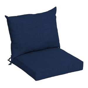 (5) ARDEN 21 in. x 21 in. Sapphire Blue Leala Outdoor Dining Chair Cushion