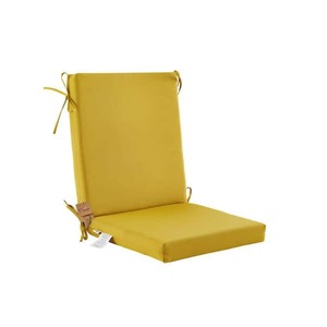 Outdoor Patio Dining High Back Chair Cushions with Removable Cover, Chair Seat Cushion 42 L x 21 W x 3 H, GrassYellow