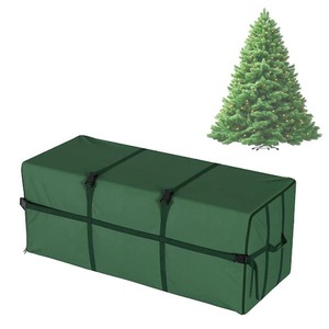 Elf Stor Deluxe Heavy-Duty Christmas Tree Canvas Storage Bag for Trees Up to 9 ft. Tall