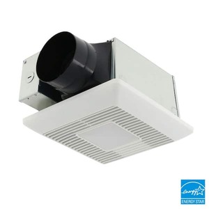 Panasonic Whisper Mighty LED Pick-A-Flow 70-90CFM CeilingWall ENERGY STAR Bathroom Exhaust Fan 9.5 in. x 9.5 in. Grille Footprint