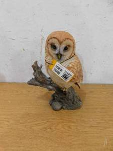 HI-LINE GIFT LTD Tawny Owl On Stump