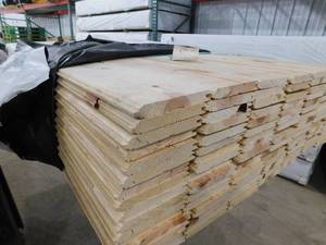 1 x 6 x 12 Tongue &Groove Pine Edge & Center Bead  WP4 - Reversible #2 & Better ( 1,536 Linear Feet)