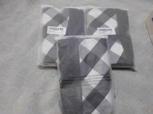 3 Black and White Aprons...