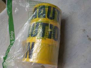 3 pack Caution 3 x 1000 ft Rolls T...