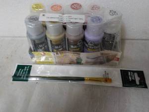 Acrylic Paint and Art Brush...