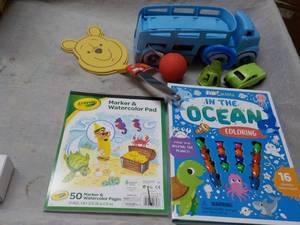 Coloring Books and toys...