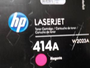 HP Laser Jet 414A Magenta Toner Car...