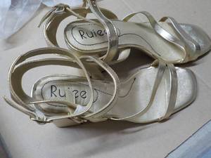 Ruiee Gold Sandals size 9.5...
