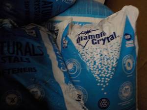 2 bags 50 lbs. each Diamond Crystal...