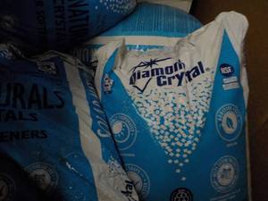 2 bags 50 lbs. each Diamond Crystal...