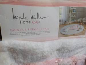 Nicole Miller Faux Fur Snuggle Tail...