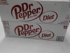 2 Diet Dr Pepper 12 packs ...