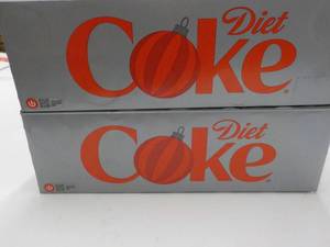 2 Diet Coke 12 packs...