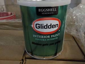 10 quarts Glidden Paint- variety of...