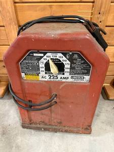 Lincoln Electric AC-225-S Welder - 225 Amp Arc Welder, 230V, Wheeled Cart