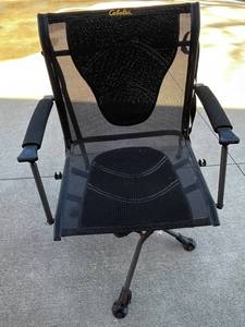 Cabelas Mesh Folding Camp Chair - Outdoor Portable Seating for Camping and Tailgating