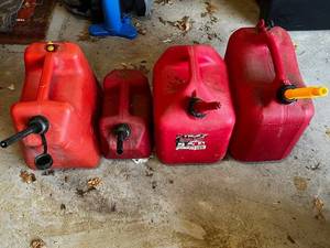 5-Gallon Gasoline Cans with Pour Spouts