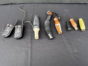 Motorola Talkabout 250 Two-Way Radios (untested) & Goose Calls - Hunting Gear