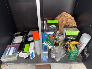 Grip Fast, SPAX, Qibaok Hardware Lot - Nails, Screws, Heat Shrink Connectors - content quantities unverified