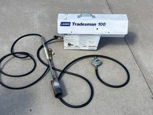 LB White Tradesman 100 CP100 Propane Space Heater - Regulator & Hose Included