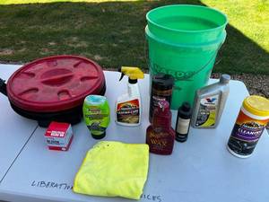 Armor All Leather Care, Meguiars Cleaner Wax, Turtle Wax & Assorted Auto Care Supplies
