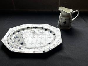 J&G Meakin Royal Staffordshire Ironstone Server & Creamer (Lot of 2)