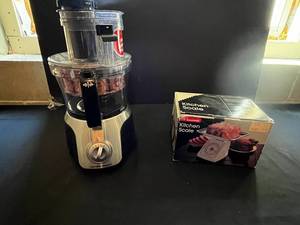 Hamilton Beach Food Processor & KWONNIE Kitchen Scale (Lot of 2)