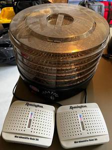 Remington Mini-Dehumidifier Model 365 (untested 2-Pack) & Eastman Outdoors DIY Round Unit - Mixed