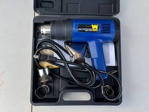 WEN Dual-Temperature Heat Gun - 2 Settings, Includes Nozzles & Case